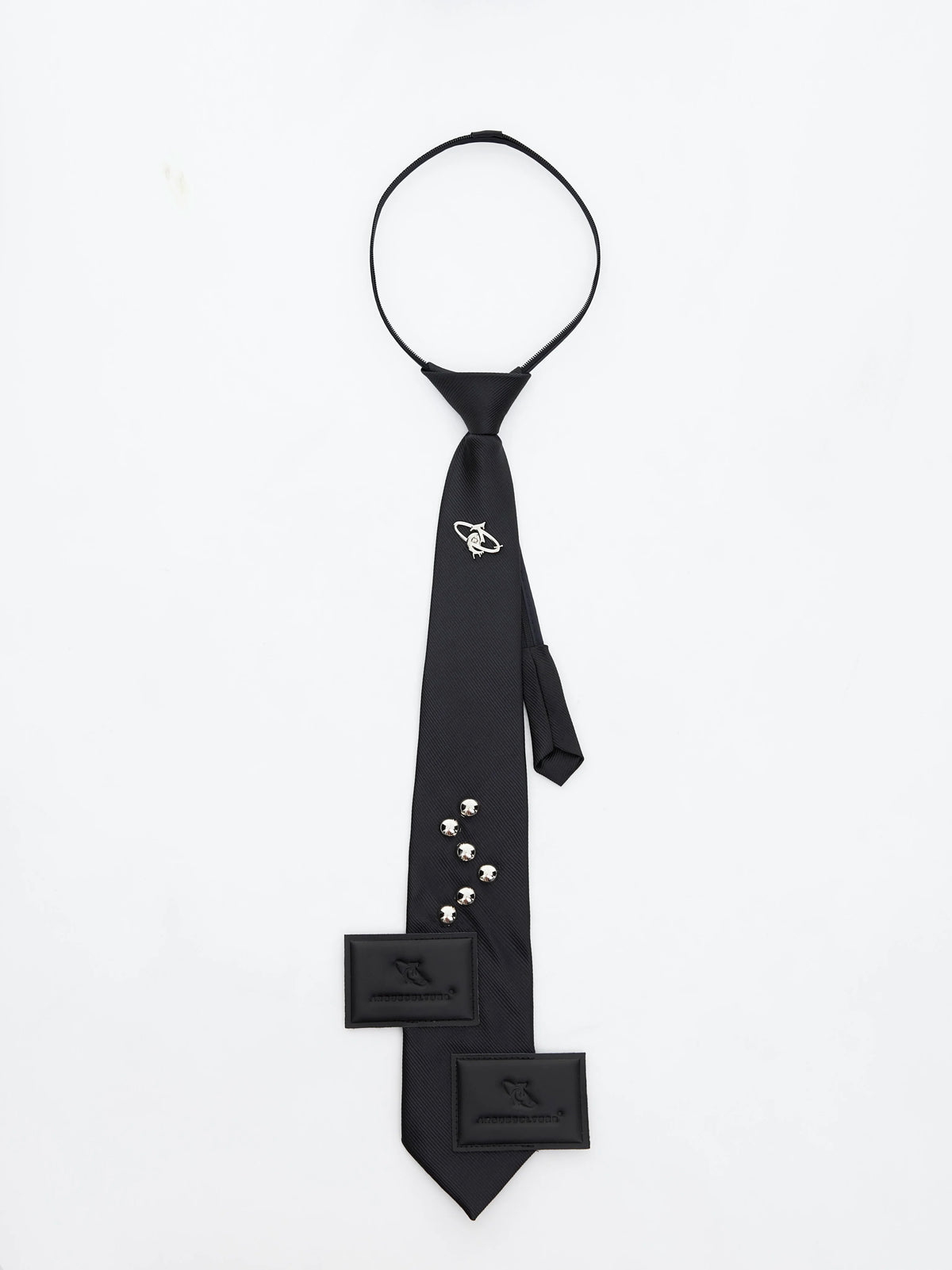 Black Adjustable Arrow Necktie - product image 5