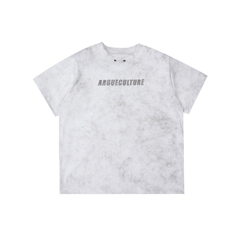 Metal Logo Shoulder-Pad T-Shirt - product image 5