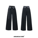 Embroidered Wide-Leg Trousers - variant image 7