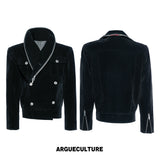 Crocodile-Texture Double-Zip Jacket - variant image 6