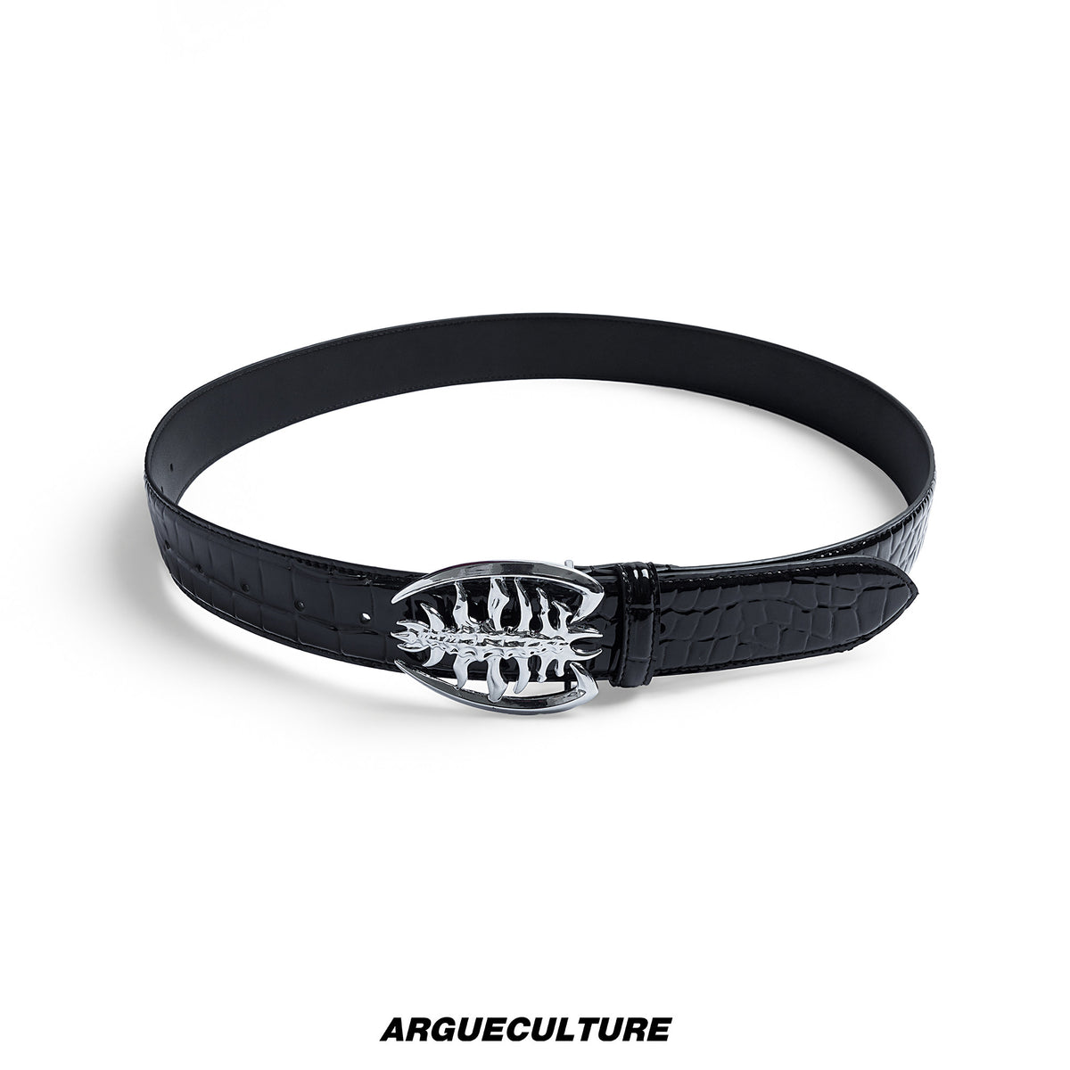 Metal Spine Buckle Cowhide Belt - product image 5