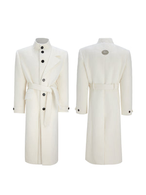 Deconstructed Wool-Blend Long Coat - product image 2