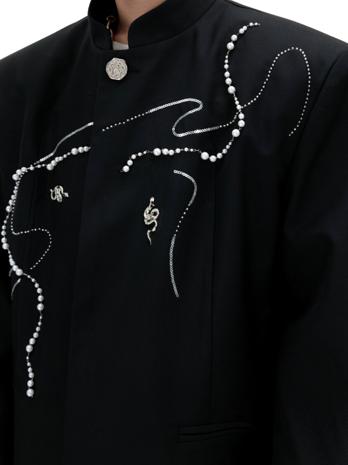 Snake Motif Relaxed Suiting Separates - product image 5