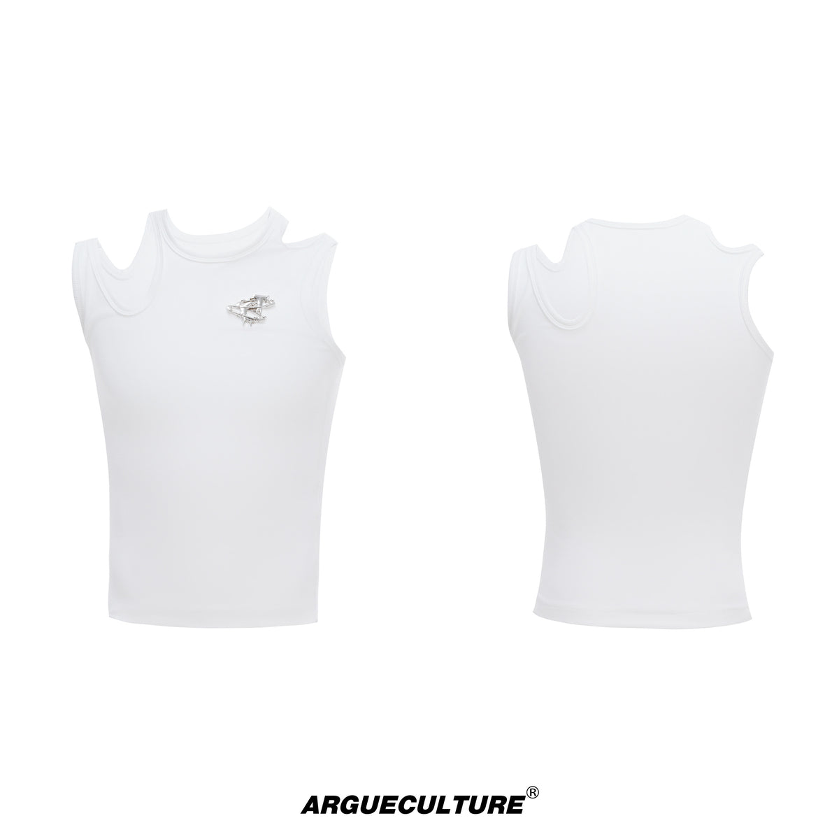 Cutout Metal-Detail Tank Vest - product image 5