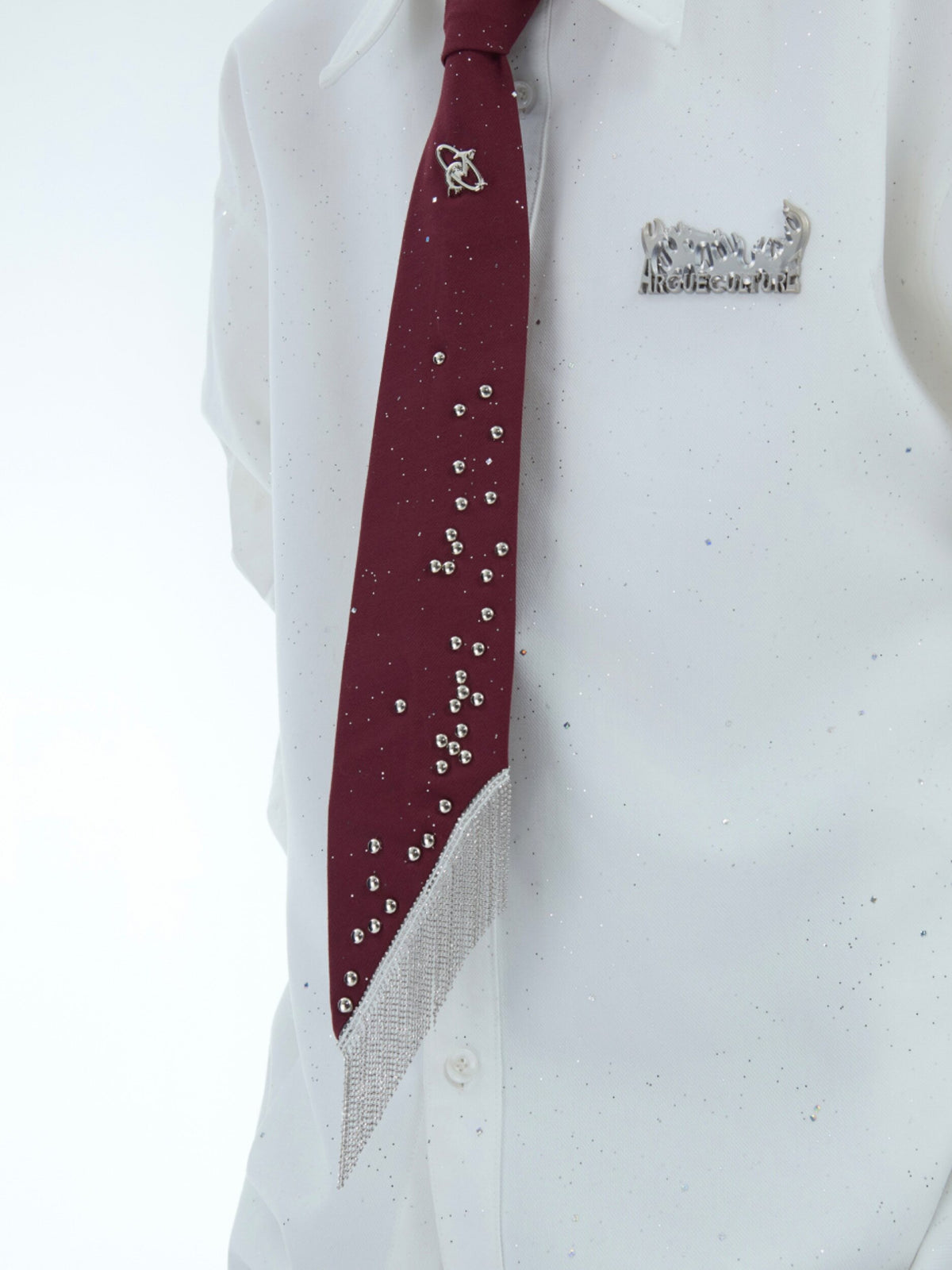 Metal Rivet Tassel Bolo Tie - product image 2