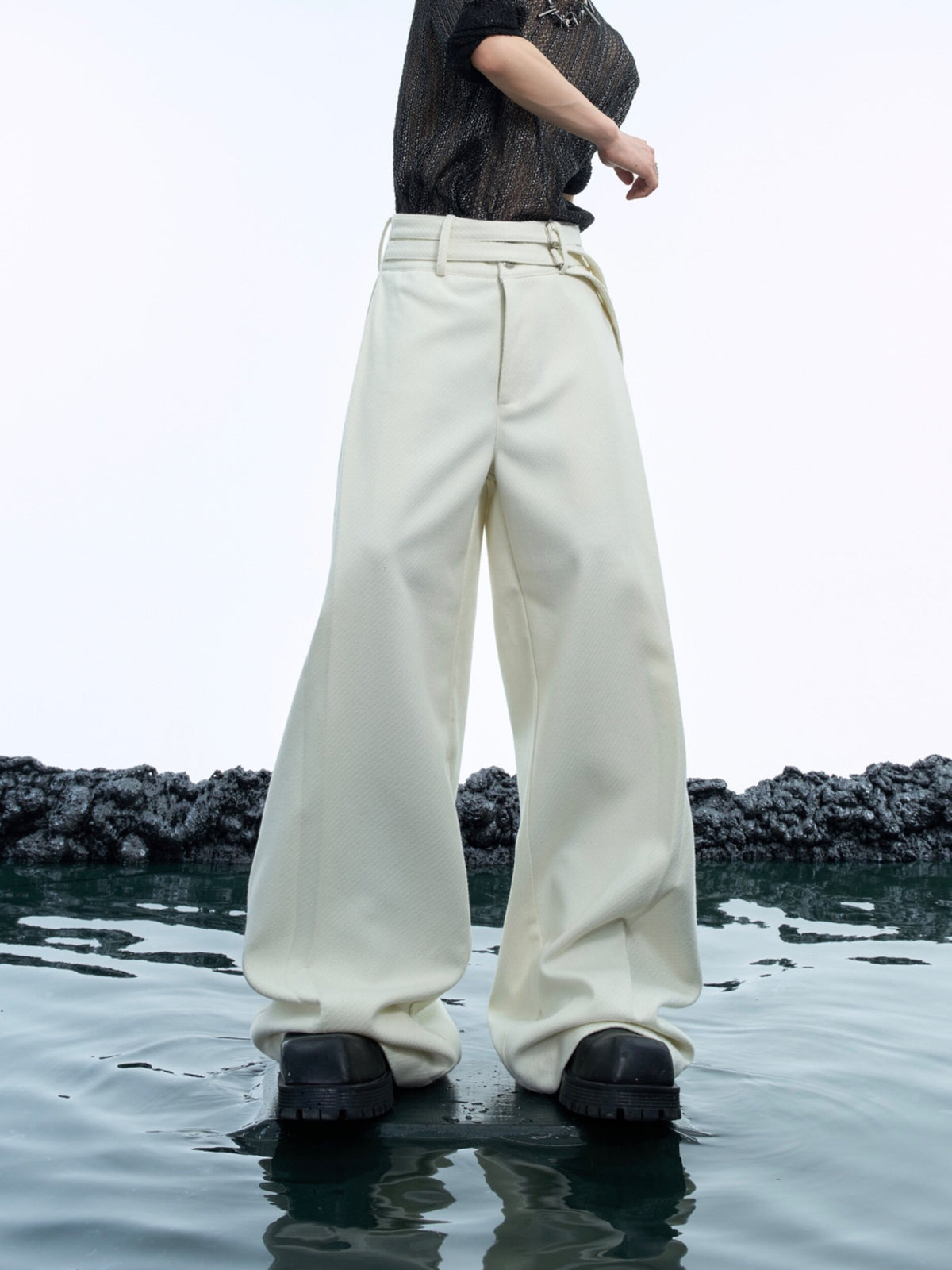Relaxed Straight-Leg Trousers - product image 1