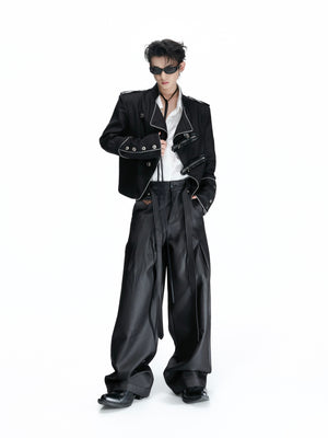 Stand-Collar Asymmetric Zip Jacket - product image 3