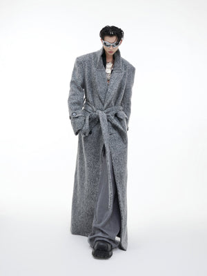 Belted Double-Breasted Wool-Blend Coat - product image 3
