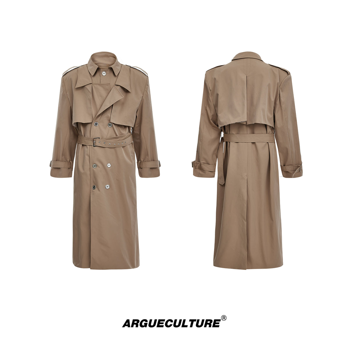 Deconstructed Double-Breasted Trench Coat - product image 5
