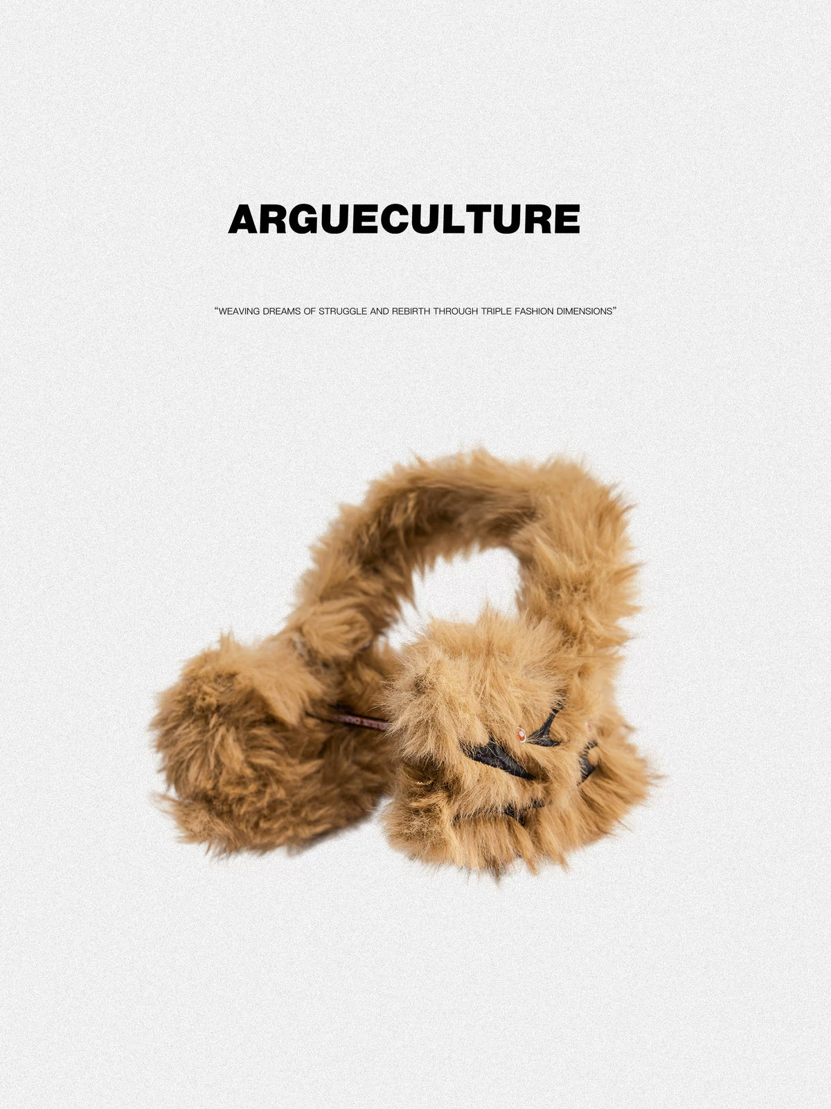Faux Fur Thorn-Splice Earmuffs - product image 1