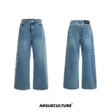Washed Rivet Straight-Leg Jeans - product image 5