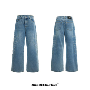 Washed Rivet Straight-Leg Jeans - product image 5