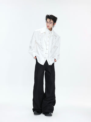 Mock-Layer Lapel Shirt - product image 4