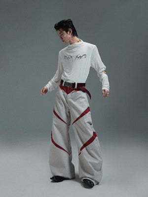 Embossed Mesh Long-Sleeve Tee - product image 3