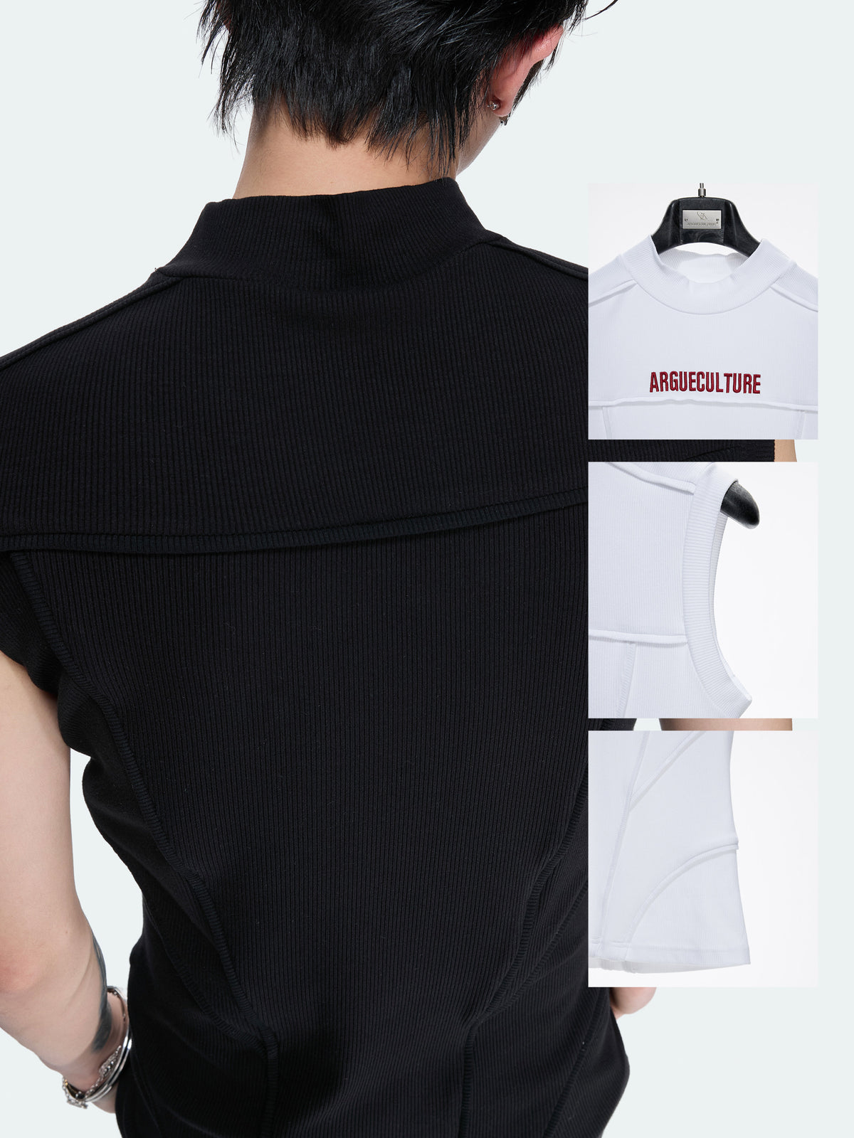 Structured Seam Sleeveless Tank - product image 5