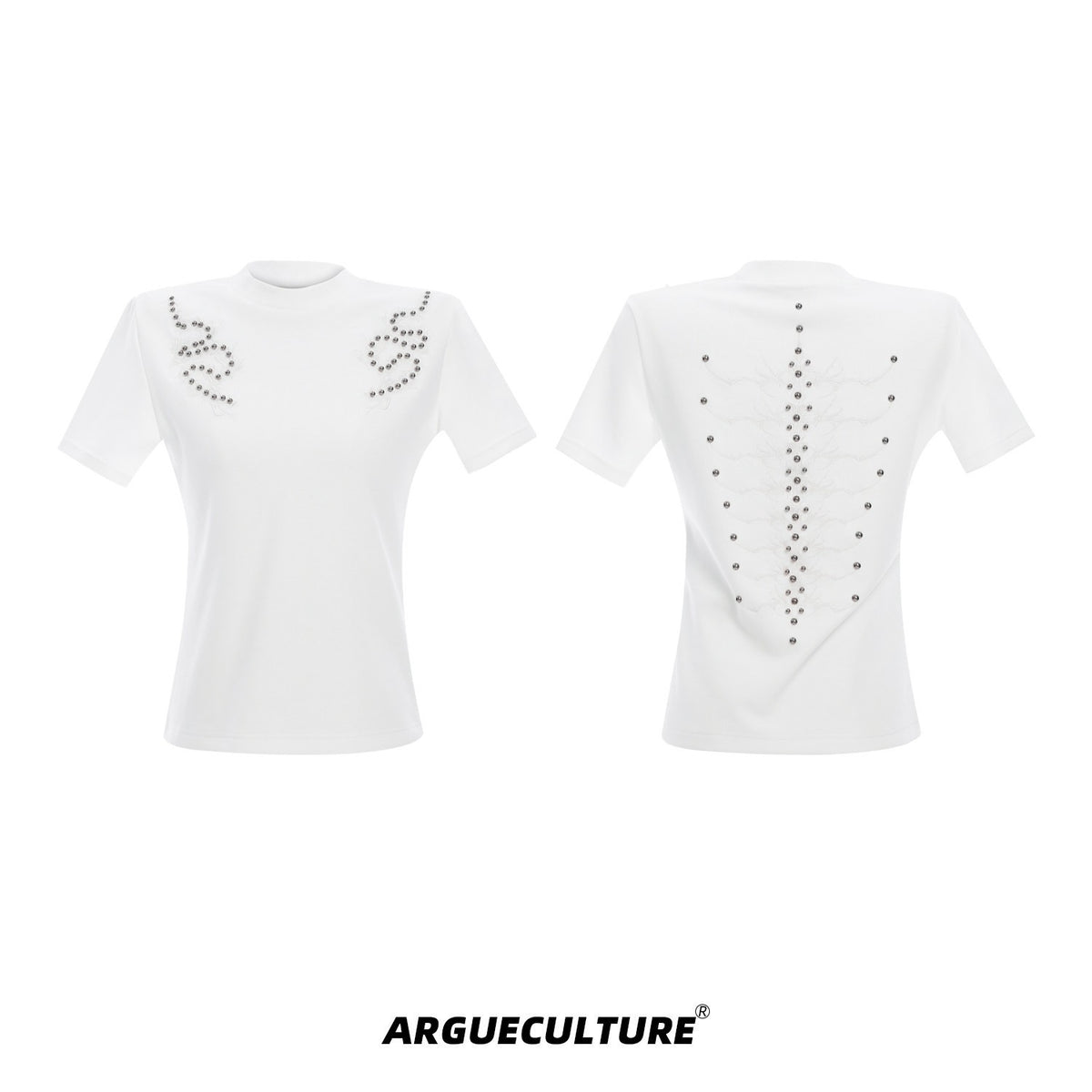 Rivet Spine Slim T-Shirt - product image 5