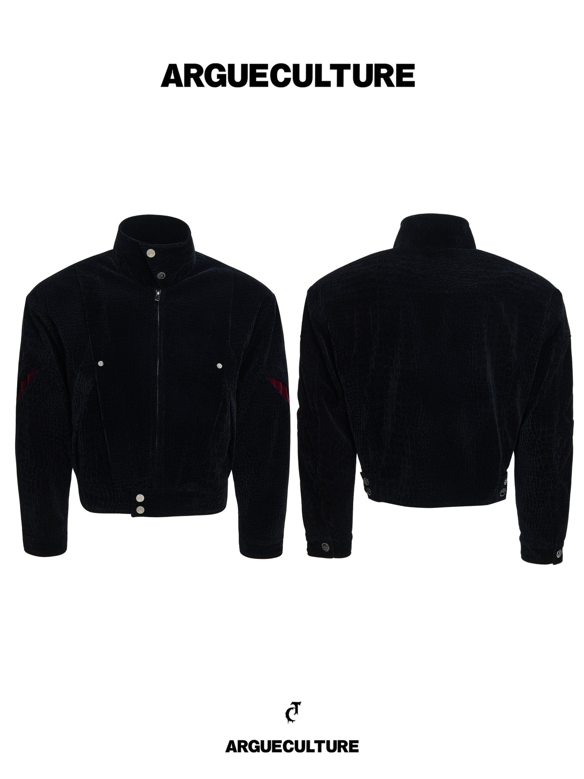 Textured Contrast Short Jacket - product image 3