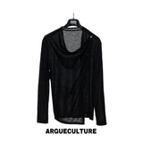 Asymmetric Draped Cowl-Neck Top - product image 5