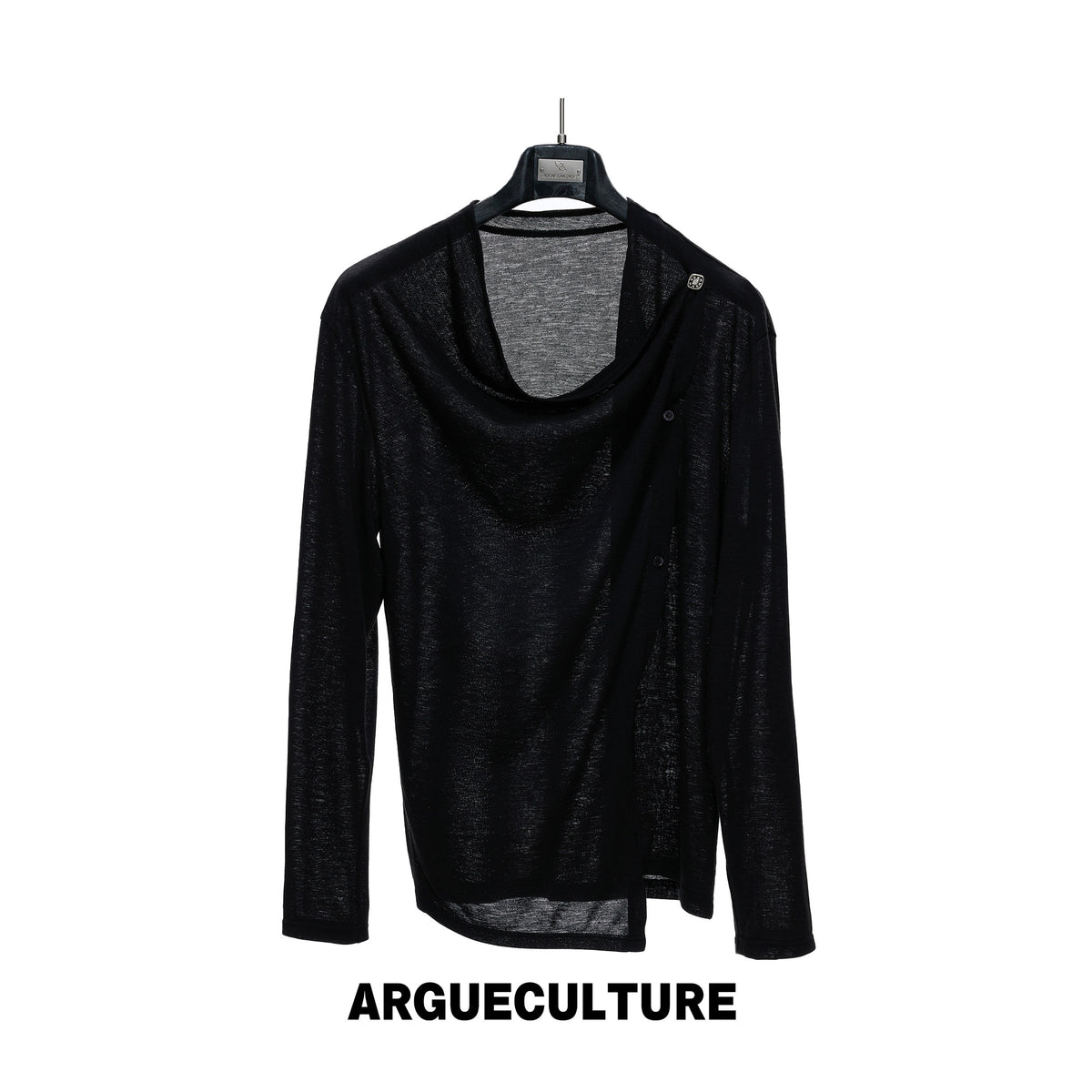Asymmetric Draped Cowl-Neck Top - product image 5