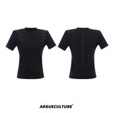 Spine Embroidered Fitted T-Shirt - product image 5