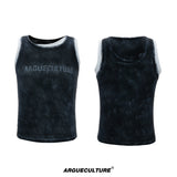 Faux-Layer Graffiti Print Tank Top - variant image 6