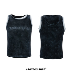 Faux-Layer Graffiti Print Tank Top - variant image 6