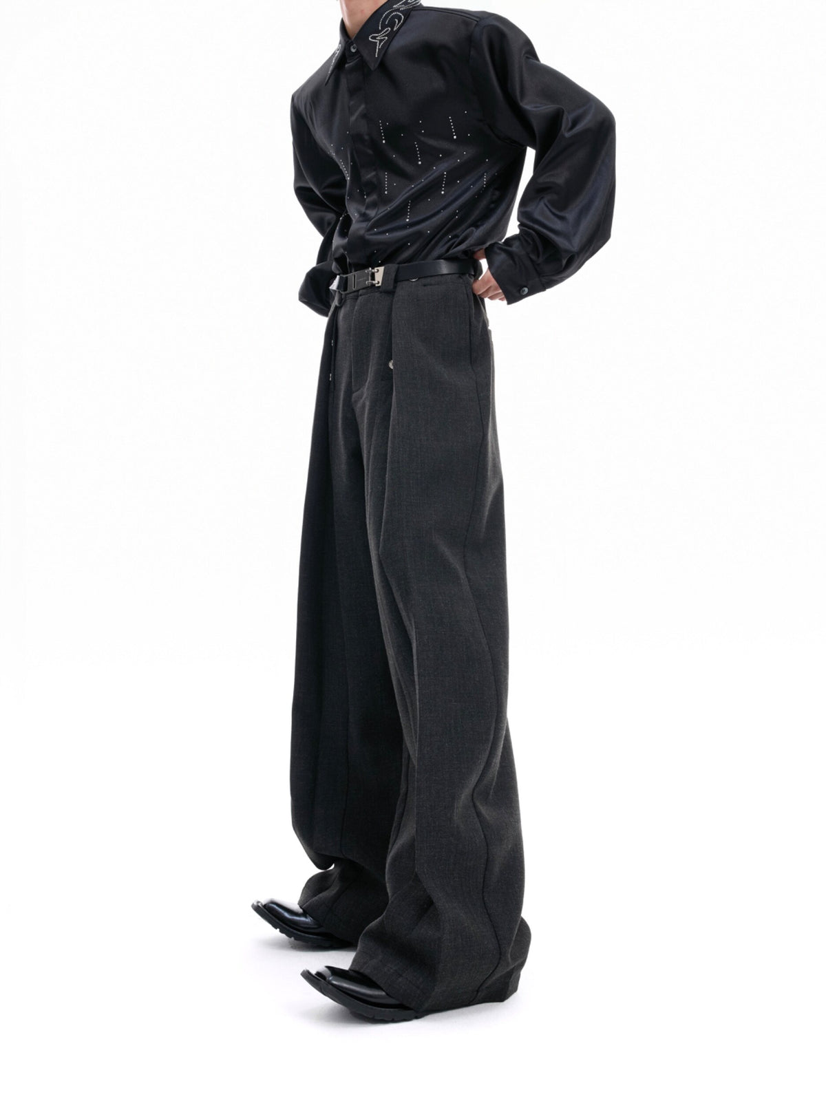 Deconstructed Pleated Trousers - product image 3