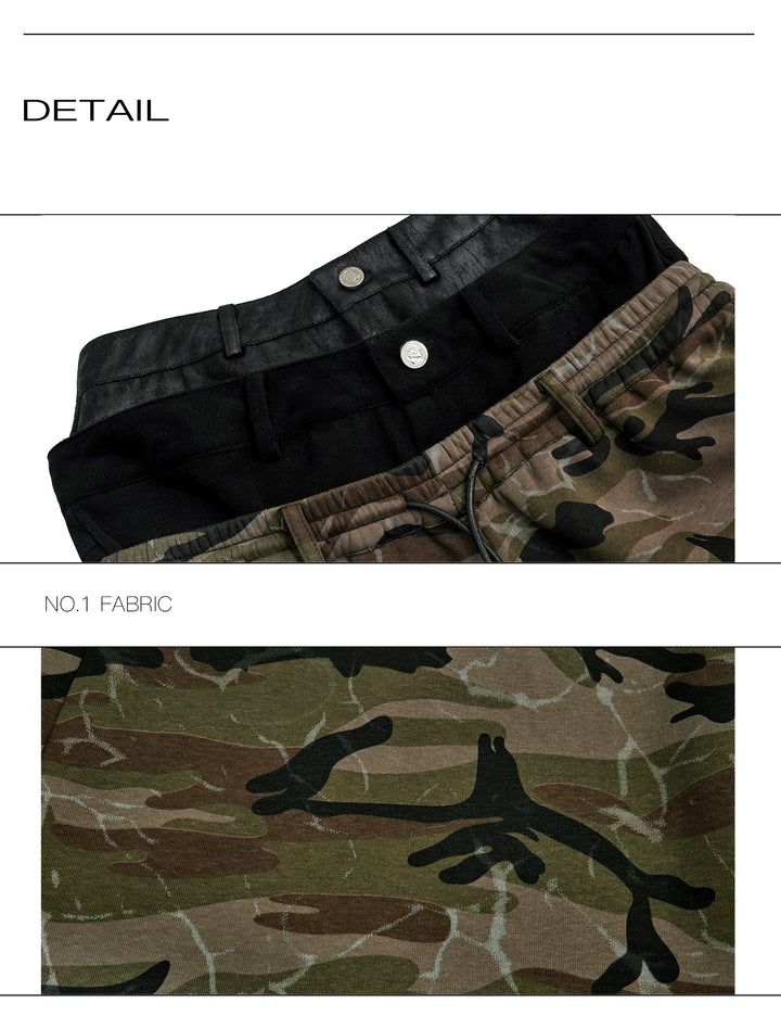 Vintage Camo Triple-Waistband Wide-Leg Cargo Pants – Streetwear Utility Fashion - ArgueCulture