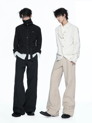 Jacquard Micro-Flare Trousers - product image 4