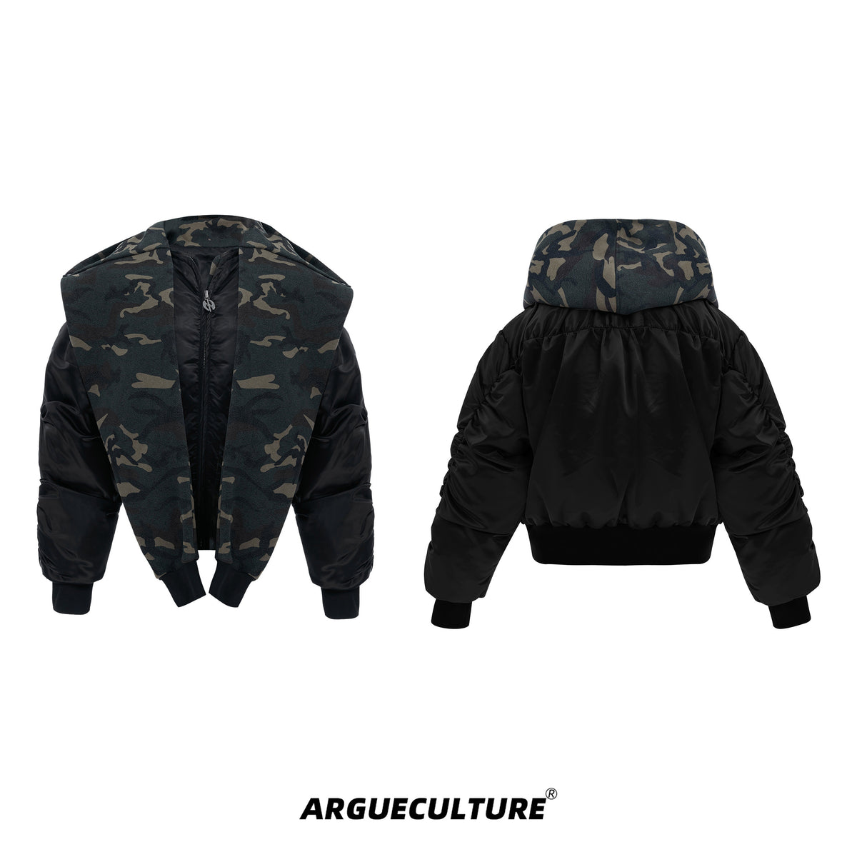 Camouflage Panel Insulated Flight Jacket - product image 5
