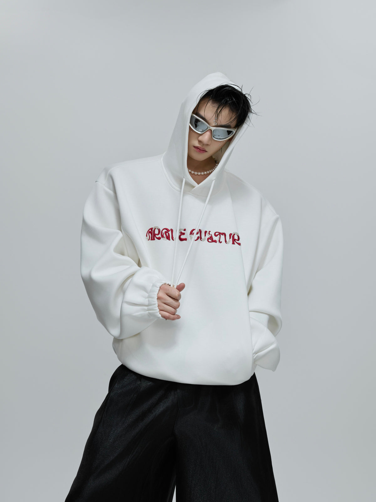 Beaded Embroidered Oversized Hoodie - product image 3
