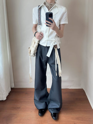 Relaxed Linen-Blend Embroidered Shirt - product image 3