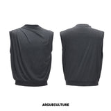 Modal Cotton Sleeveless Embroidered Tee - product image 5