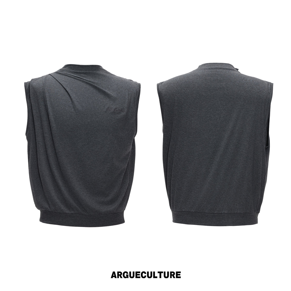 Modal Cotton Sleeveless Embroidered Tee - product image 5