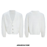Contrast Stripe Wool-Blend Cardigan - product image 5