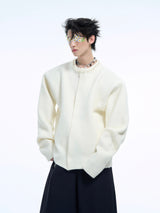 Pearl-Trimmed Short Cardigan Sweater - product image 5