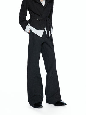 Jacquard Micro-Flare Trousers - product image 2