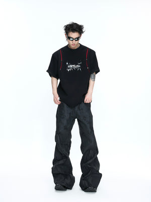 Deconstructed Contrast Panel T-Shirt - product image 5