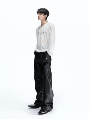 Star-Speckled Lyocell Long Sleeve T-Shirt - product image 5