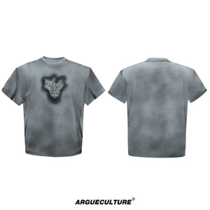 Hand-Painted Colorblock Shoulder T-Shirt - product image 5