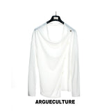 Asymmetric Draped Cowl-Neck Top - product image 5