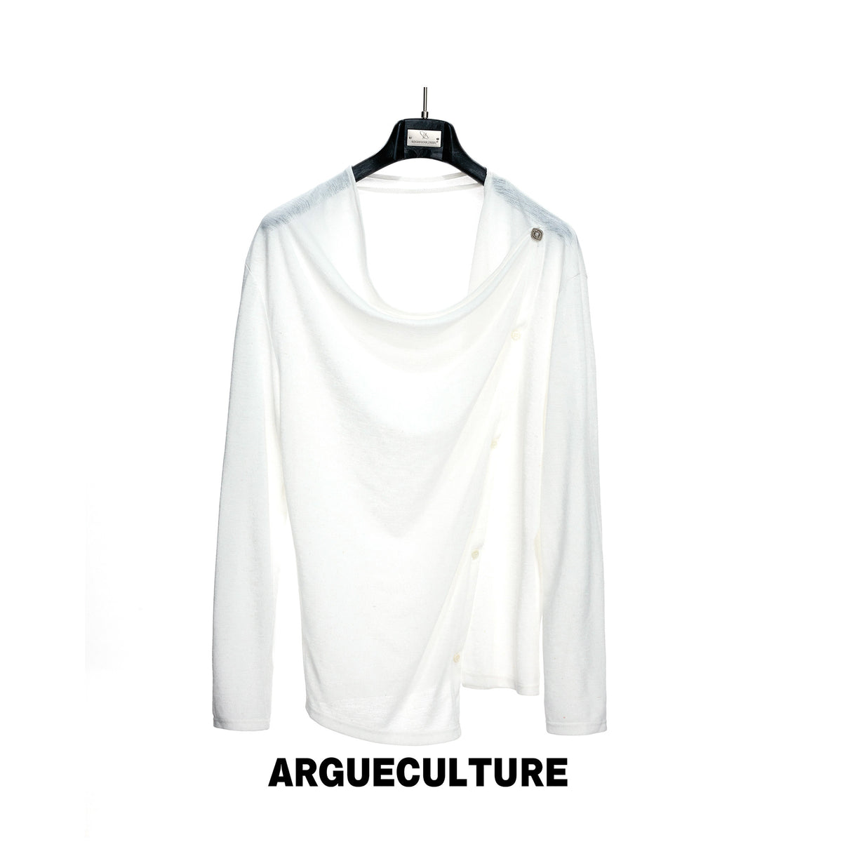 Asymmetric Draped Cowl-Neck Top - product image 5