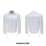 Pearl-Trimmed Cotton Tie Shirt - product image 5