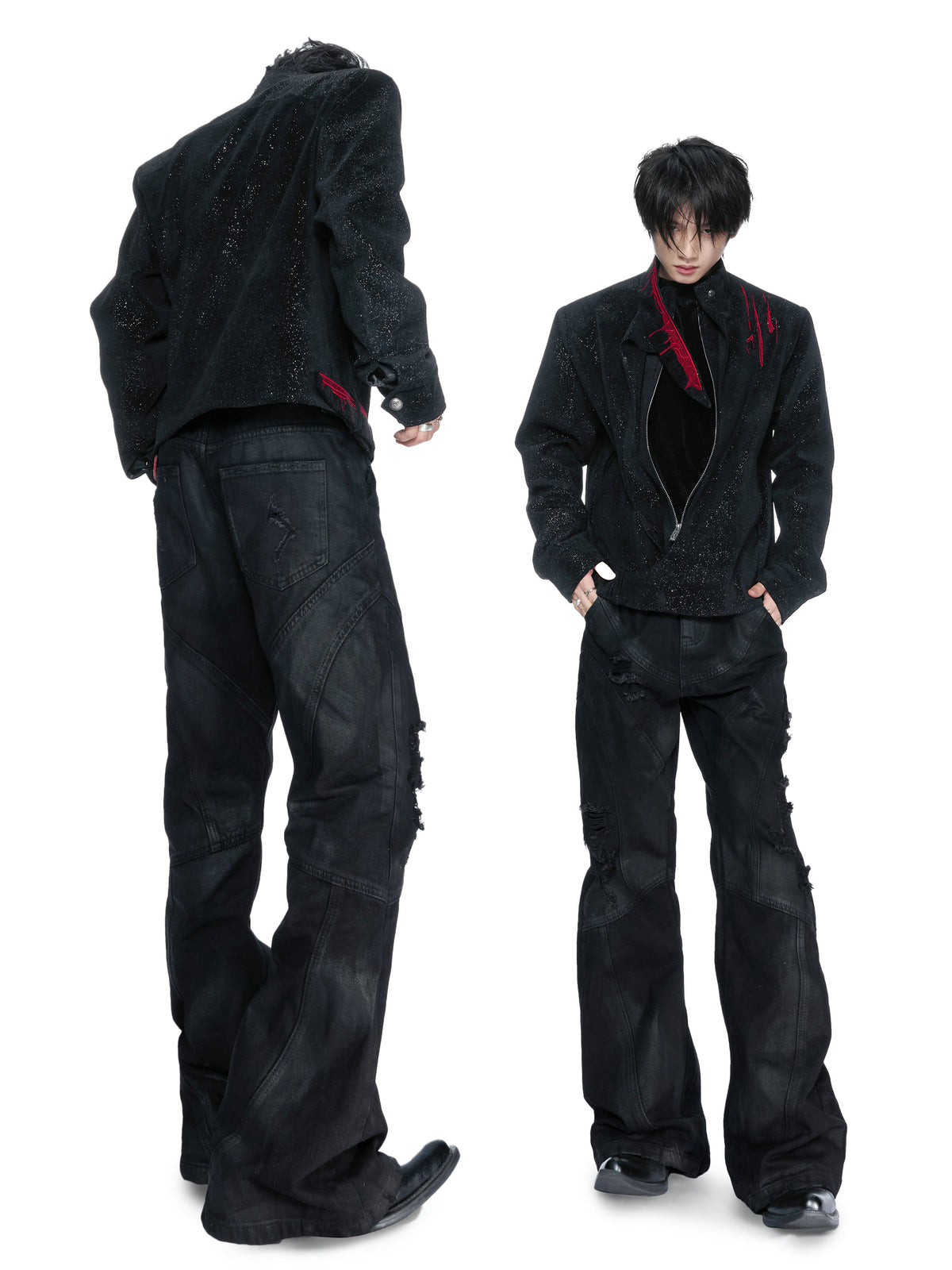 Stardust Suede Stand Collar Jacket - product image 3