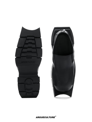 Round-Toe Platform Derby Shoes - product image 2