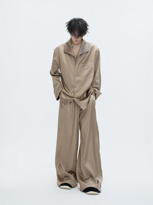 Printed Acetate Pajama Set - product image 1