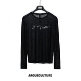 Star-Speckled Lyocell Long Sleeve T-Shirt - product image 5