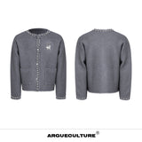 Pearl-Trim Shimmer Knit Cardigan - product image 5