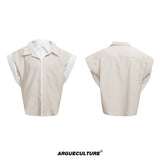 Layered Striped Short-Sleeve Shirt - product image 5