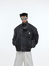 Textured Wool-Blend Cropped Jacket - product image 5